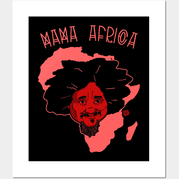 MAMA AFRICA Wall Art by Vallegrito